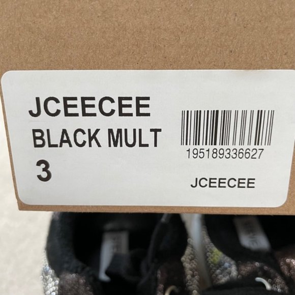 Steve Madden Kids' Jceecee Leopard Print Sparkly Bejeweled Lace Sneaker 3 NWT - Picture 8 of 8